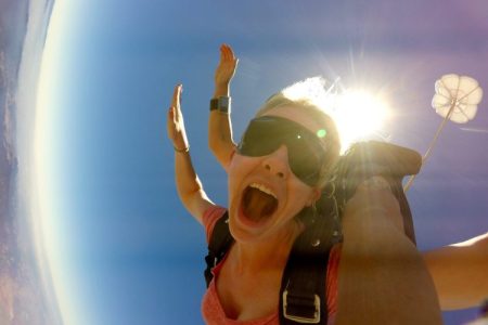 Le parachutisme au naturel